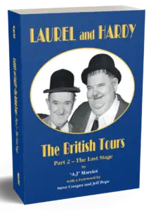 Laurel and Hardy The British Tours pt2 blue book cover