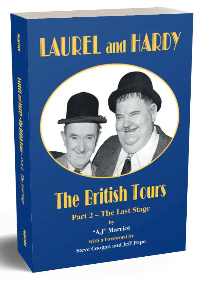 Laurel and Hardy The British Tours pt2 blue book cover