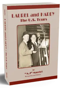 Book cover for "Laurel and Hardy The U.S. Tours"