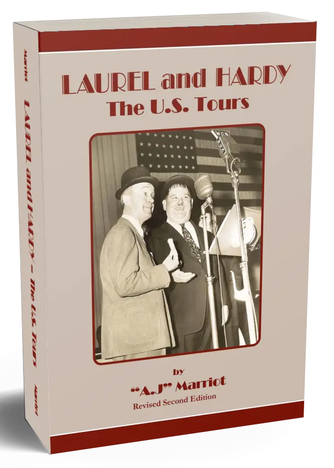 Book cover for "Laurel and Hardy The U.S. Tours"